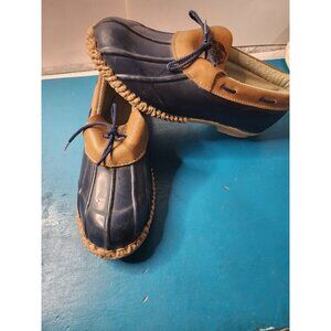 Kodiak Canada Rubber Duck Shoes Blue Brown Women's Size 9 Slip On Outdoors